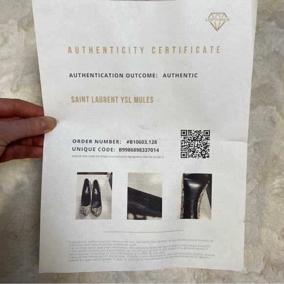 Yves Saint Laurent Tribtoo 105 Ponyhair Platform Pumps Mules Heels Size 37 - Picture 14 of 16